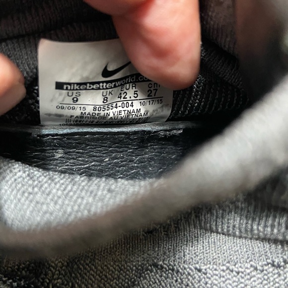 Nike Free Flyknit Mercurial Black Grey Silver 9 - Picture 2 of 10